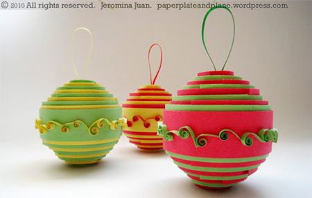 Rolled Paper Ornaments