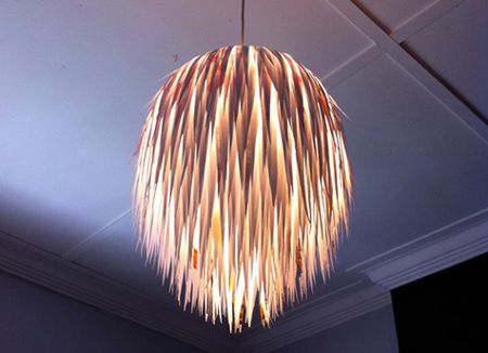 Paper Scrap Lamp