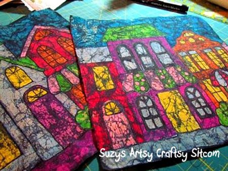 Crayon Batik Fabric