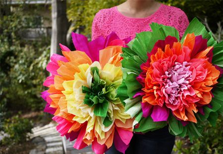 Crepe Paper Flowers