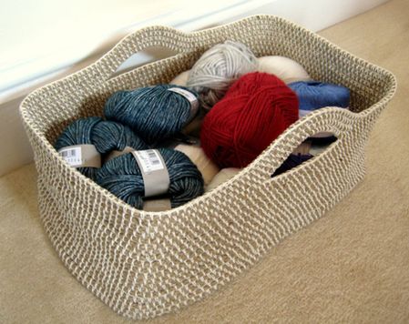 Crochet Rope Basket