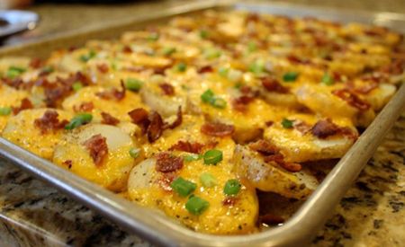 Cheesy Bacon Potato Snack