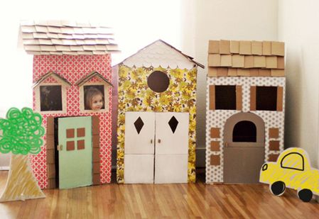 Cardboard Playhouse