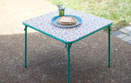 Card Table Makeover