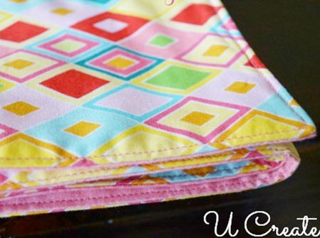 Bindless Baby Quilt