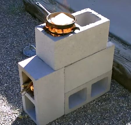 Blocks Rocket Stove