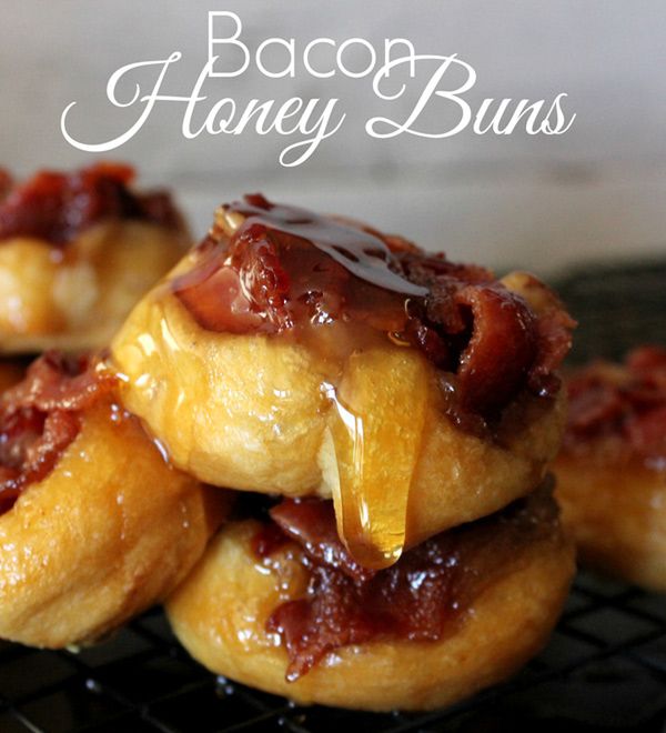 Bacon Honey Buns
