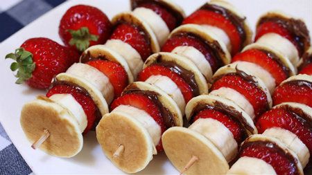 Nutella Pancake Kabobs
