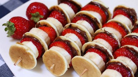 Nutella Pancake Kabobs