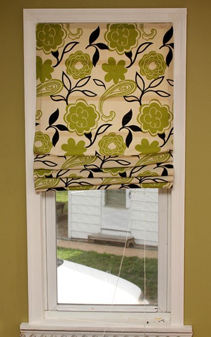 No Sew Roman Shades