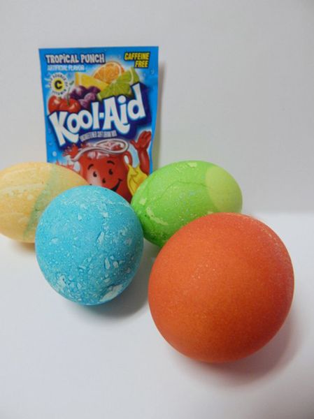 Kool-Aid Dyed Easter Eggs