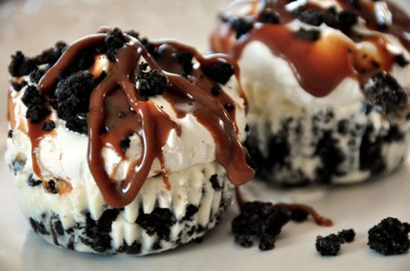 Hot Fudge Oreo Cupcake