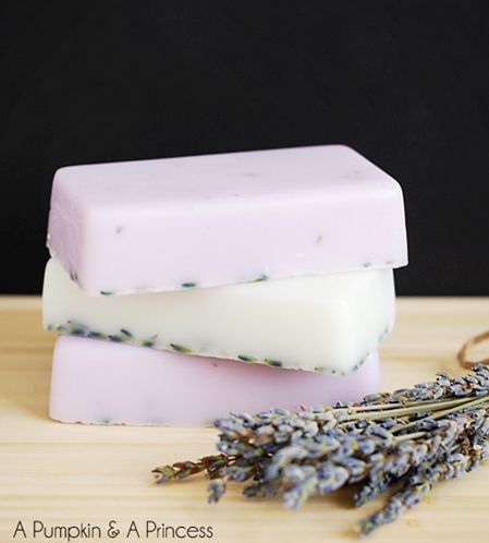 Homemade Lavender Soap