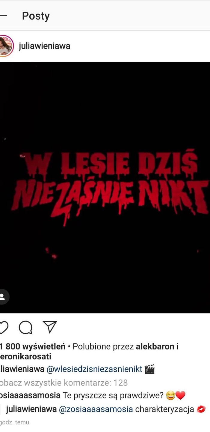 Julia Wieniawa - nowy film