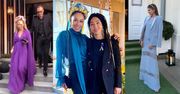 Gwiazdy w drodze na charytatywną kolację: Omenaa Mensah z córką, Anna Lewandowska, Joanna Przetakiewicz...