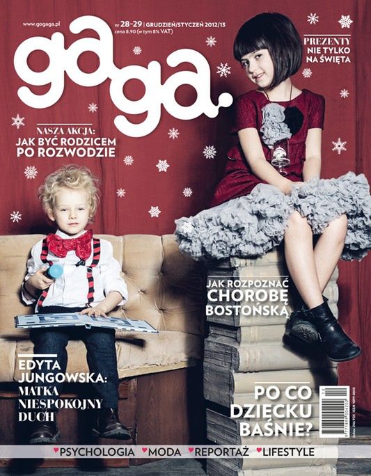 Świąteczna okładka magazynu Gaga 