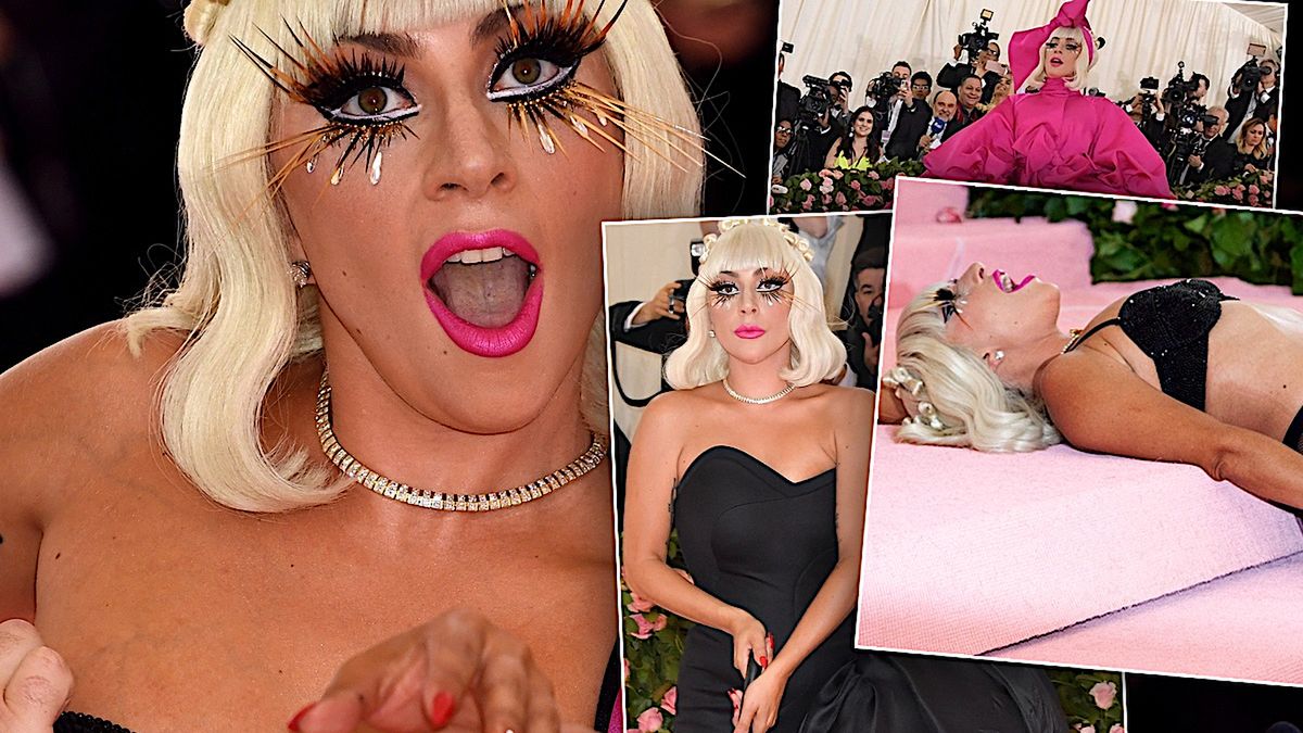 WOW! Lady Gaga na MET Gala 2019 w czterech kreacjach! Jedna była bardziej wyzywająca od drugiej!