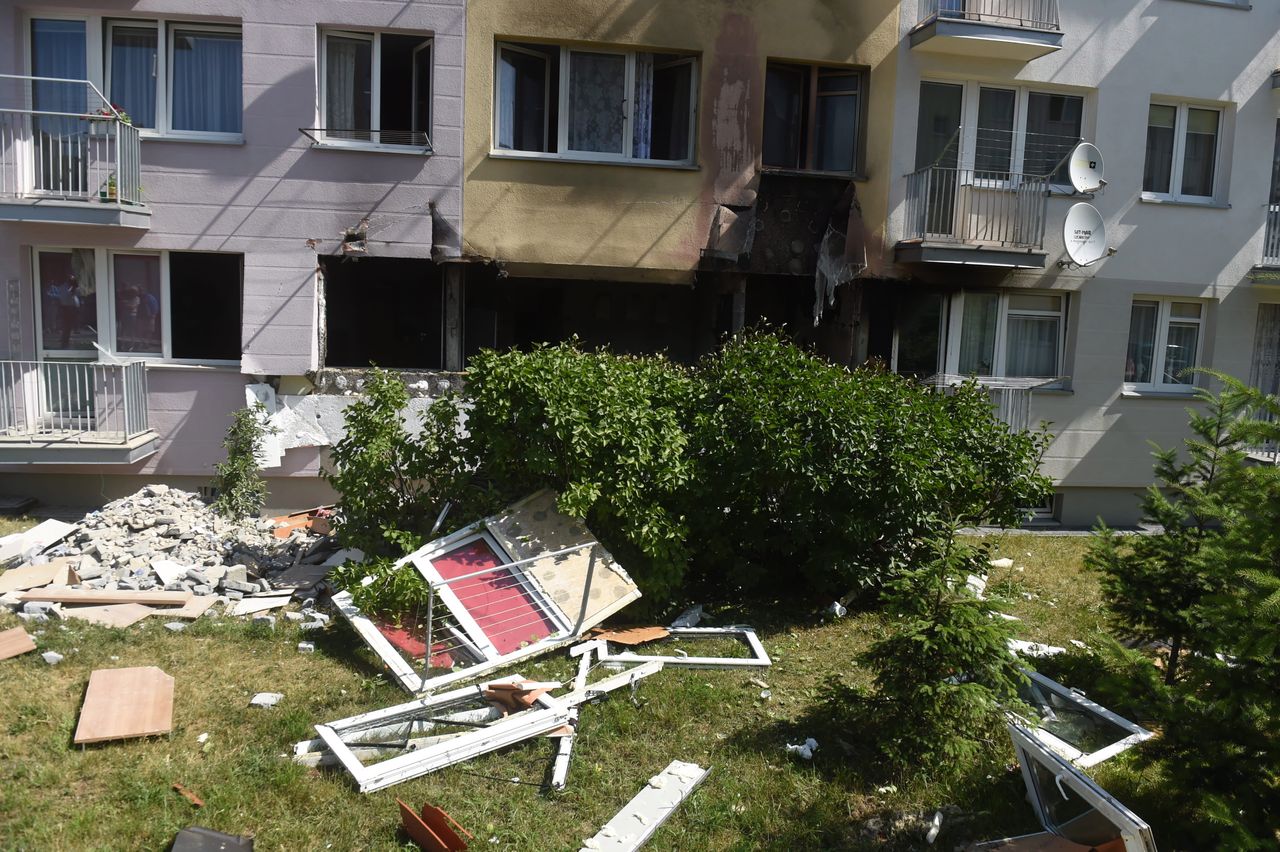 Potężny wybuch w Ozorkowie