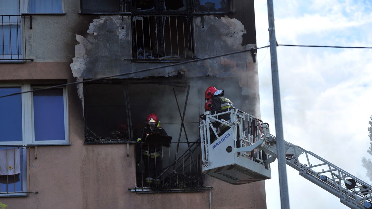 Wybuch gazu w wieżowcu w Szczecinie