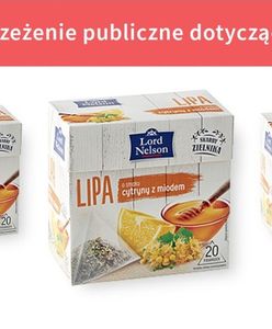 Lidla po wewnętrznych badaniach wycofuje partię herbatek Lord Nelson. "Zagrożenie dla zdrowia"