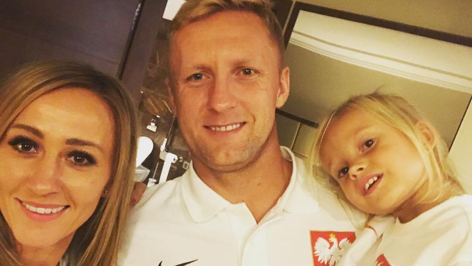 Marta Glik z rodziną