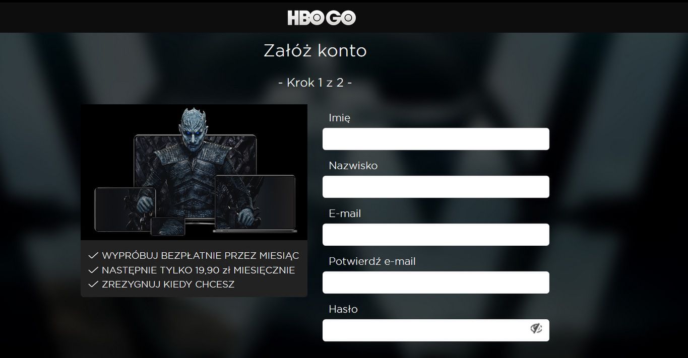 HBO Go – jak się zarejestrować? 