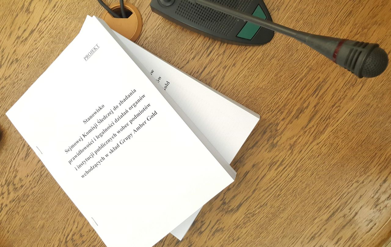 Afera Amber Gold. Prezentacja raportu szefowej sejmowej komisji śledczej 