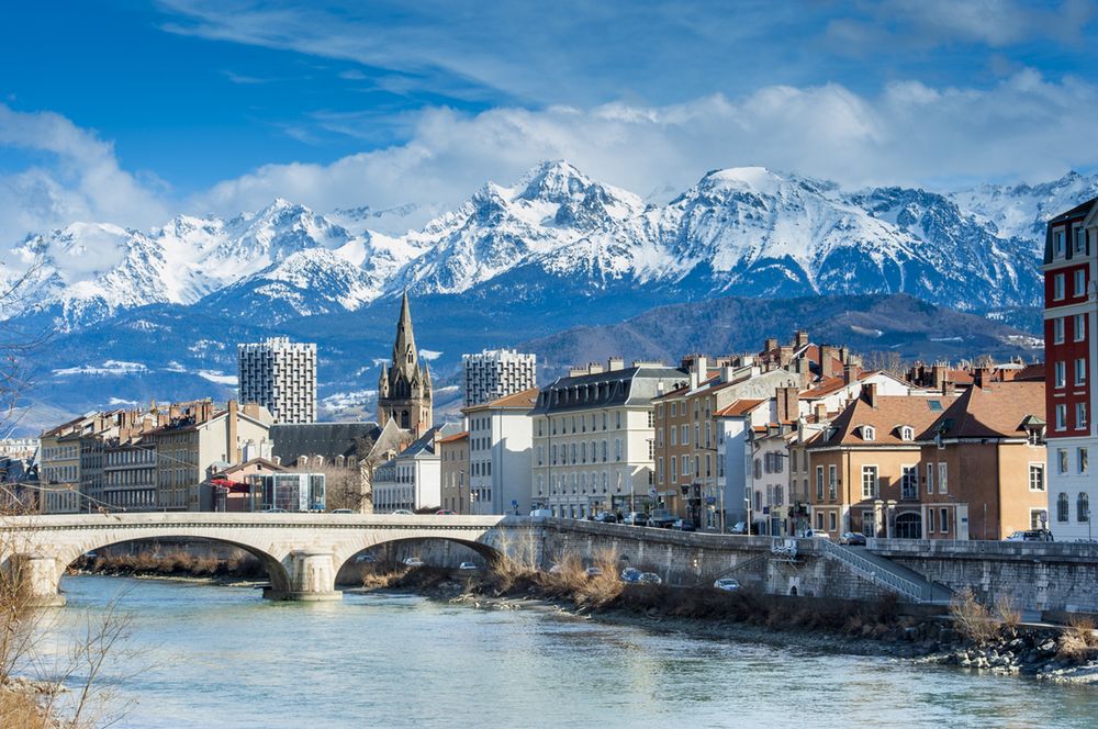 Grenoble - miasto u stóp Bastylii