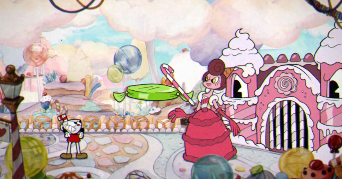 Fragment poziomu "Sugarland Shimmy". 