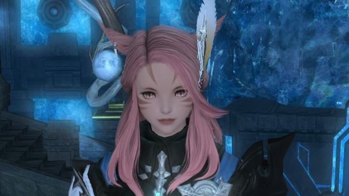 Żeński avatar z Final Fantasy XIV.