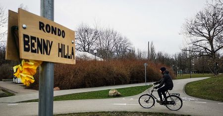Z działu nazw nadzwyczajnych: Powstało "Rondo Benny Hilla" na Polu Mokotowskim.