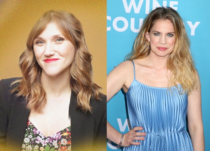 Po lewej Jessica Pressler - po prawej aktorka Anna Chlumsky