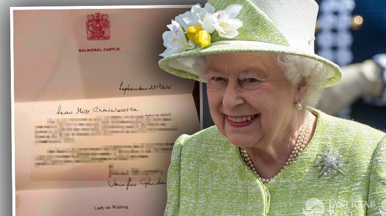 List Elżbiety II dla Dagmary Chemielewskiej