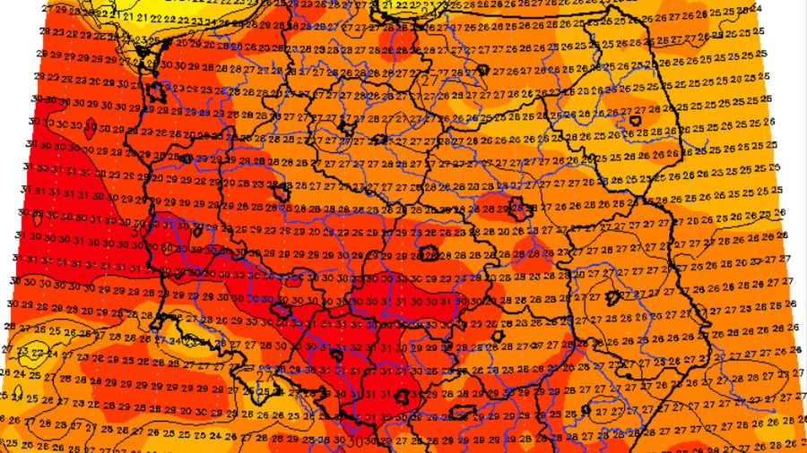 Pogoda. IMGW ostrzega, bo upałom (mapa na poniedziałek) będą towarzyszyć burze z gradem.