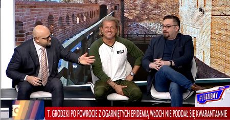 TVP Info naśmiewa się z koronawirusa. Żenujące słowa w kierunku marszałka Grodzkiego