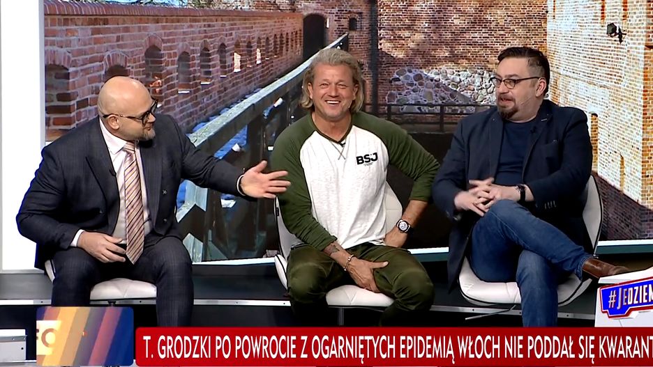 Goście wtorkowego programu "Jedziemy" zaskoczyli swoimi poglądami na temat koronawirusa.