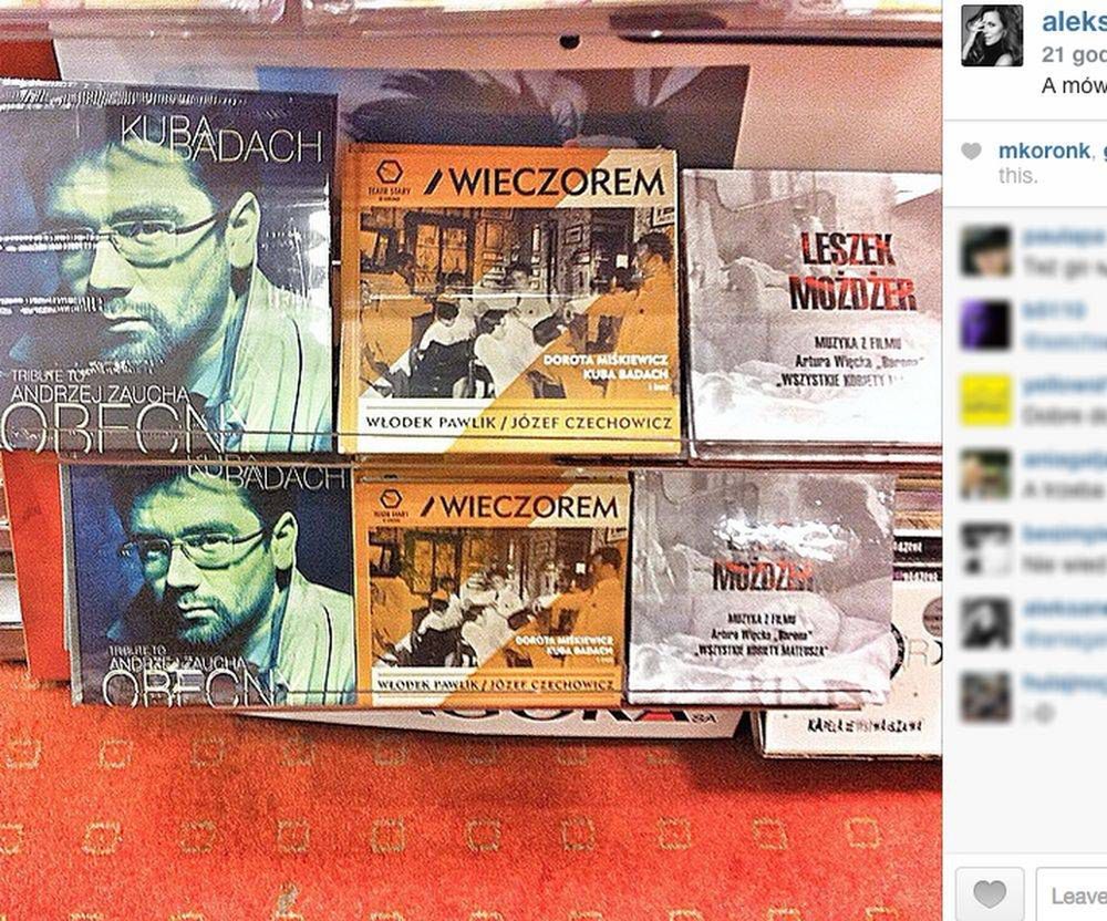 Aleksandra Kwaśniewska
Fotografia: screen z Instagram.com