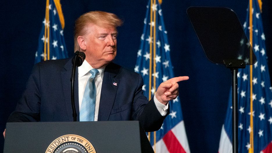 Donald Trump podczas konferencji w Miami, 3 stycznia br.