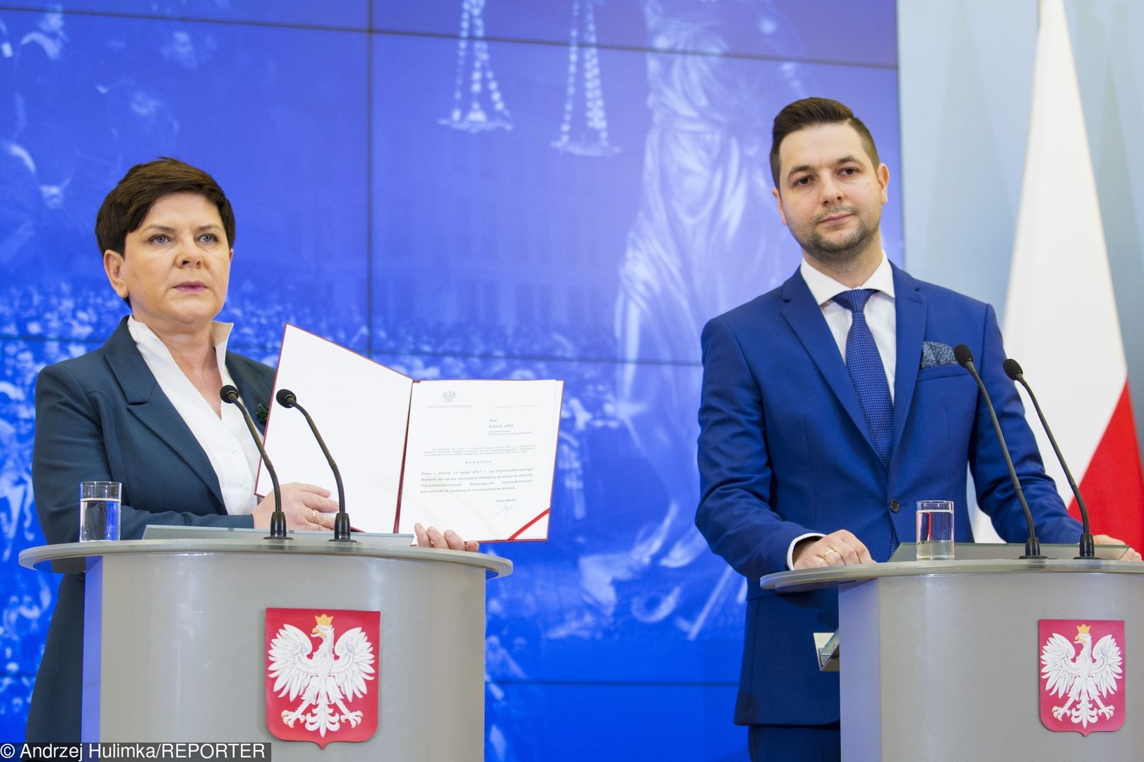 Wybory do PE. Beata Szydło i Patryk Jaki
