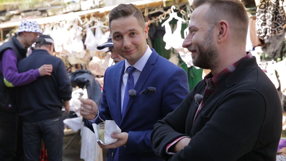 Patryk Jaki kupował pyzy. Jacek Żakowski wypatrzył drobny szczegół