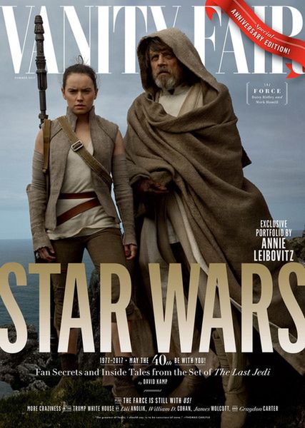 Okładka "Vanity Fair" z postaciami filmu "Star Wars 8: Last Jedi"