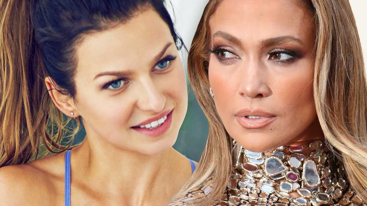 Jennifer Lopez przy Annie Lewandowskiej na plaży wyglądała jak szara myszka. Dopiero po spotkaniu z trenerką pokazała na co ją stać!