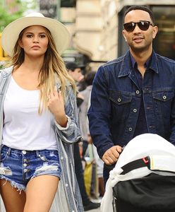 Seksowna Chrissy Teigen miesiąc po narodzinach córeczki