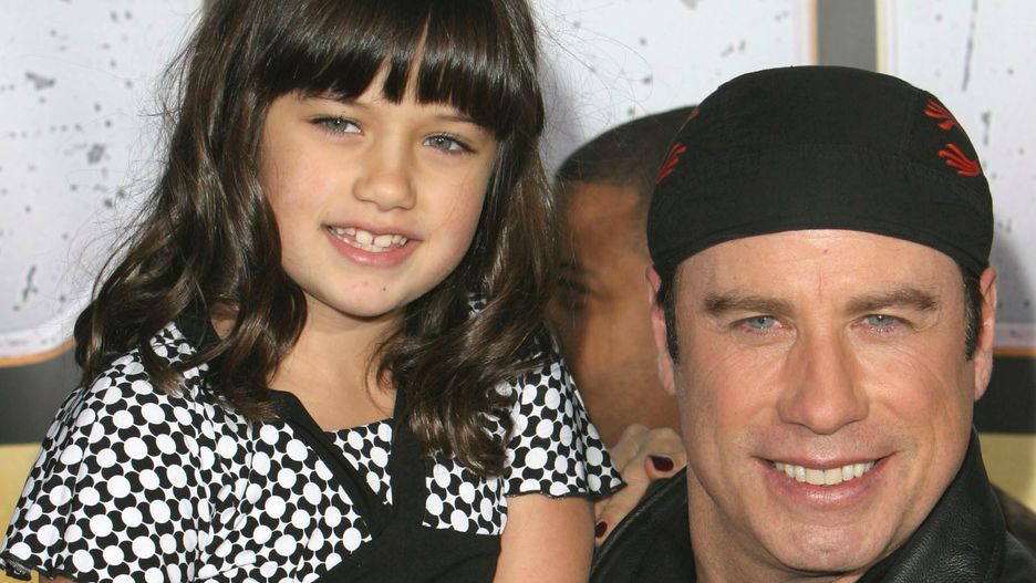 John Travolta z córką Elle Bleu w 2007 roku