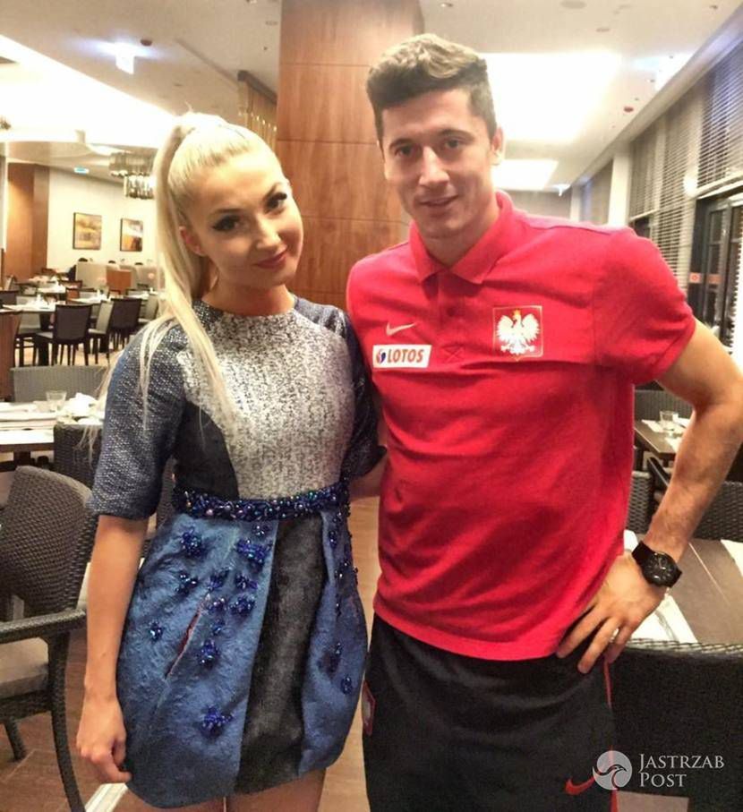 Cleo z Robertem Lewandowskim