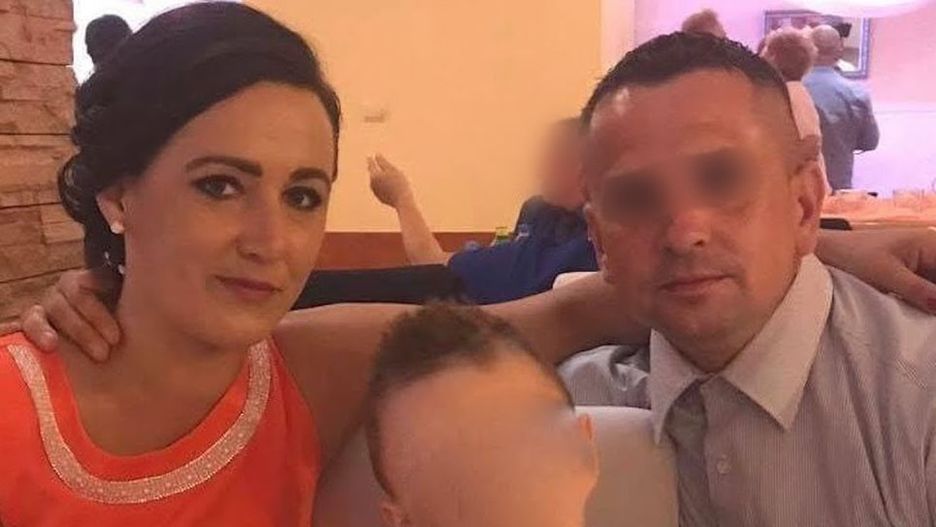 Grażyna K. z mężem Czesławem i synkiem Patrykiem