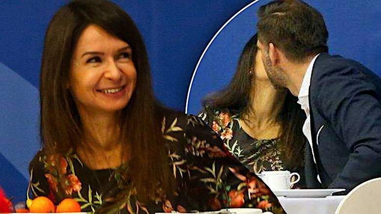 Marta Kaczyńska całuje się z kochankiem