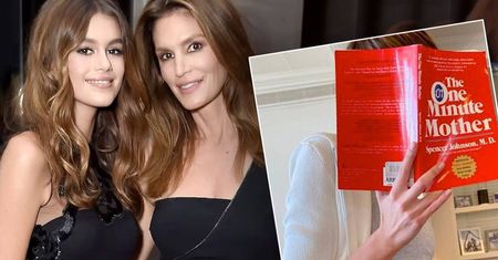 Kaia Gerber podsyca plotki o ciąży. Pozuje z książką dla młodych matek i pokazuje brzuszek