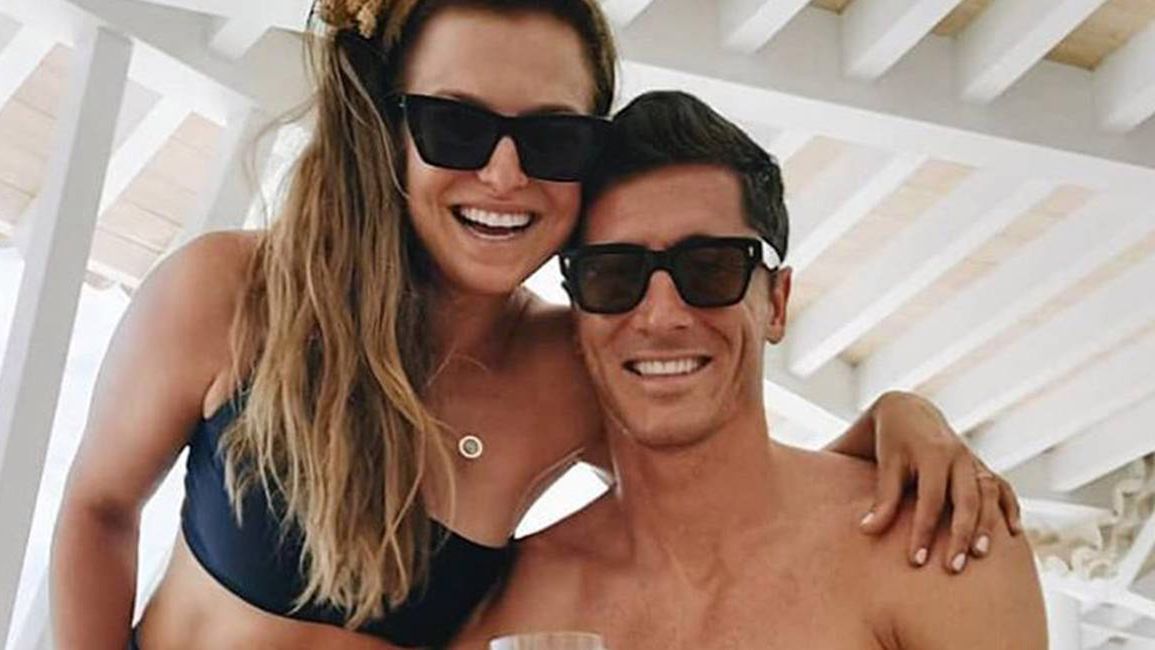 Anna i Robert Lewandowscy - kawa