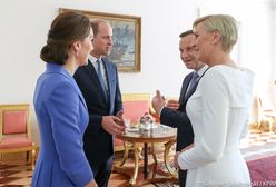 Kate i William na oficjalnym pożegnaniu z Dudami. Pierwsza dama wybrała piękną sukienkę